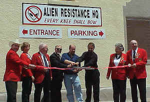 In 2000, Alien Resistance HQ opens in Roswell, NM